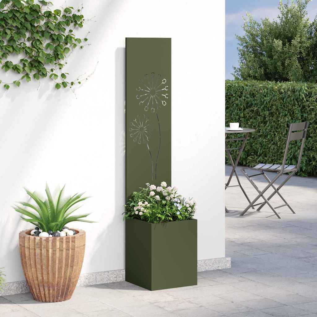 Garten Sichtschutz-Leinwand Olivgrün 32 x 150 cm