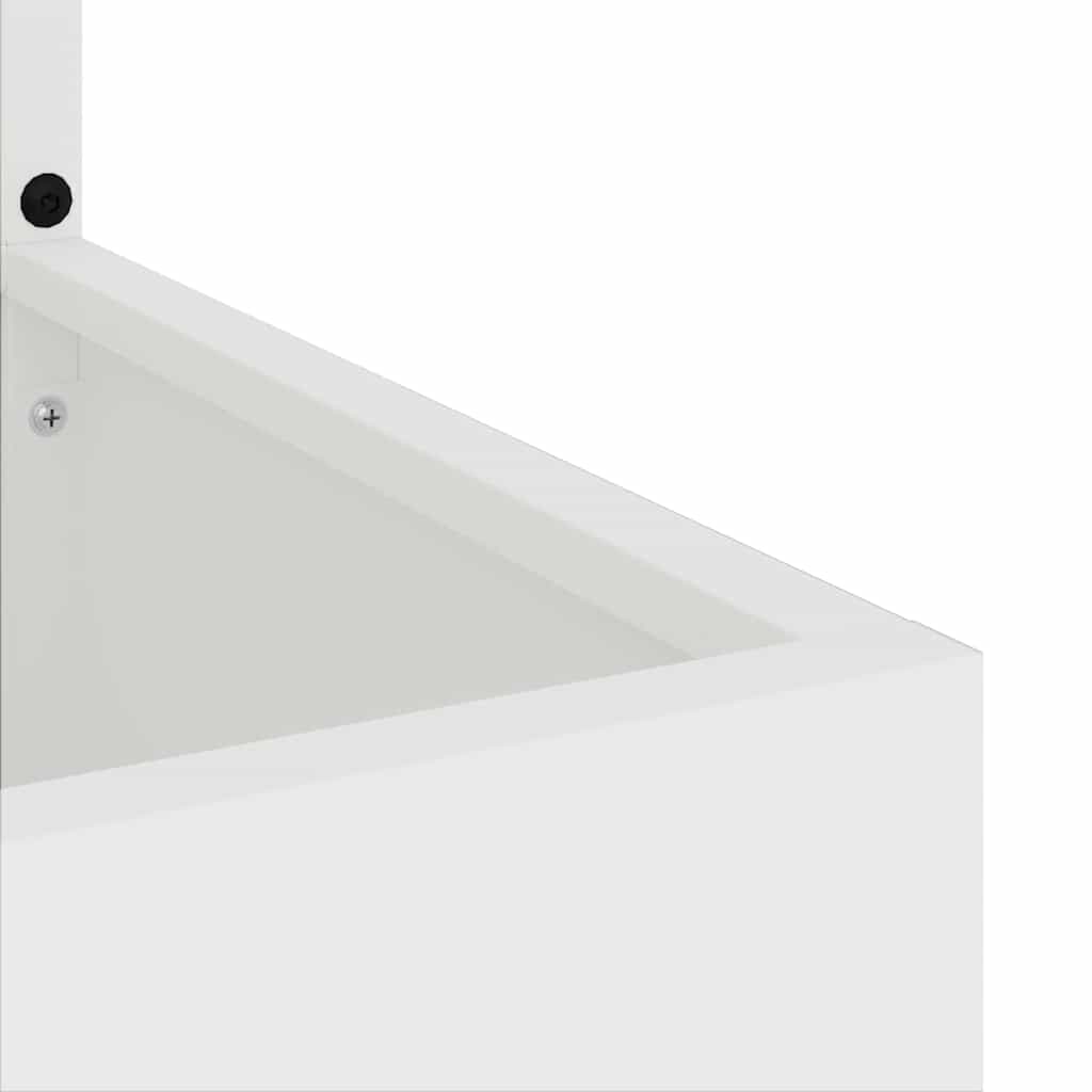 Garten Sichtschutz-Leinwand Weiß 32 x 150 cm