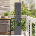 Garten Sichtschutz-Leinwand Anthrazit 32 x 150 cm