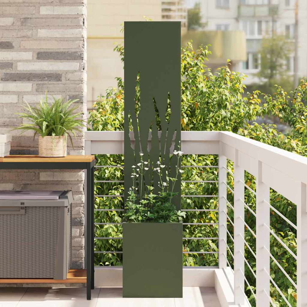 Garten Sichtschutz-Leinwand Olivgrün 32 x 150 cm