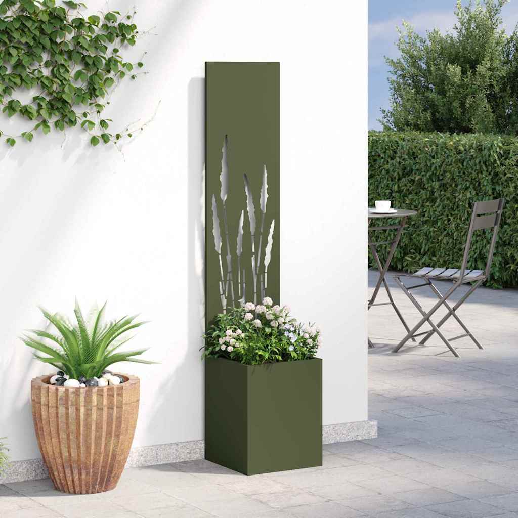 Garten Sichtschutz-Leinwand Olivgrün 32 x 150 cm