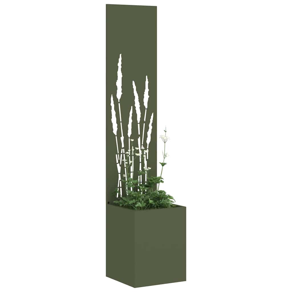 Garten Sichtschutz-Leinwand Olivgrün 32 x 150 cm