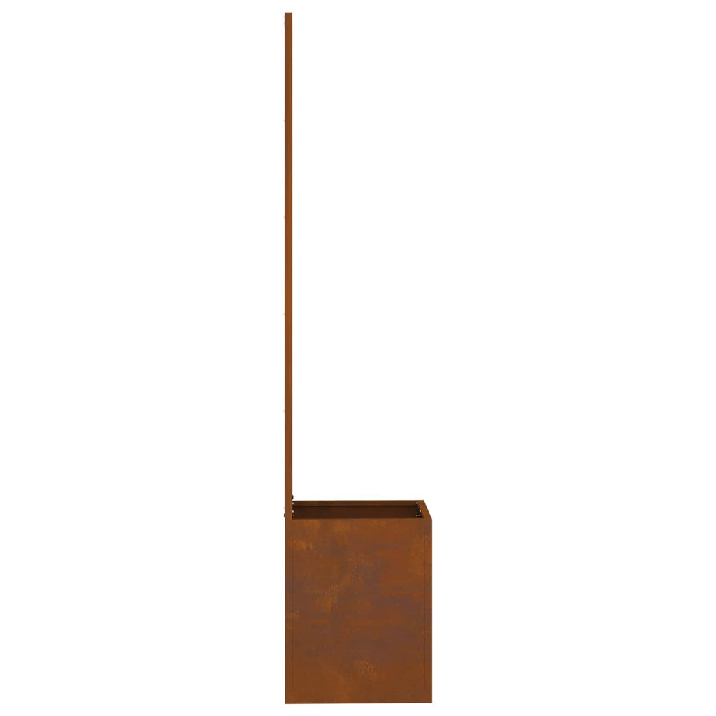 Garten Sichtschutz-Leinwand Rostig 32 x 150 cm Wetterfeststahl