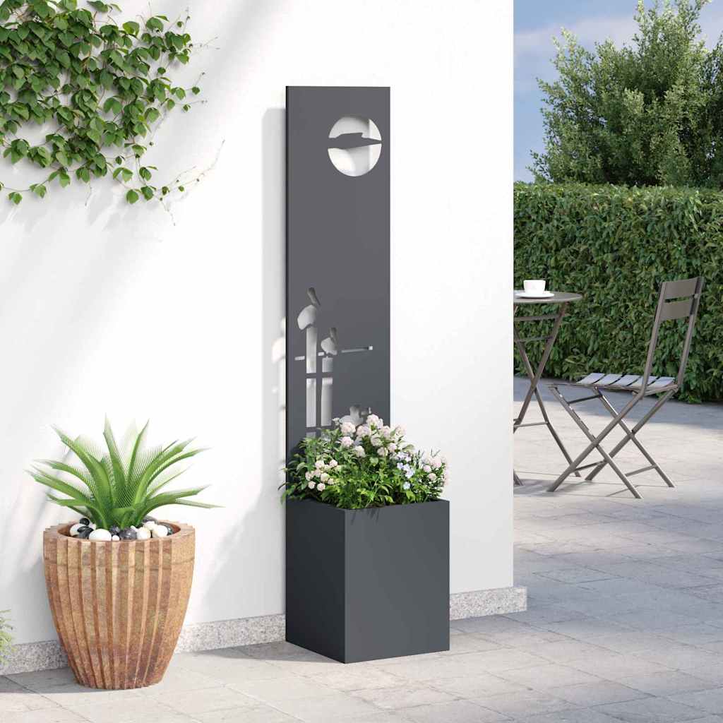 Garten Sichtschutz-Leinwand Anthrazit 32 x 150 cm