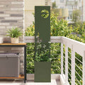 Garten Sichtschutz-Leinwand Olivgrün 32 x 150 cm