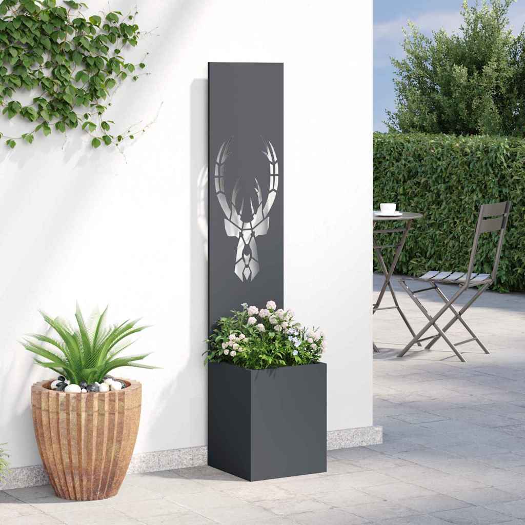 Garten Sichtschutz-Leinwand Anthrazit 32 x 32 x 150 cm