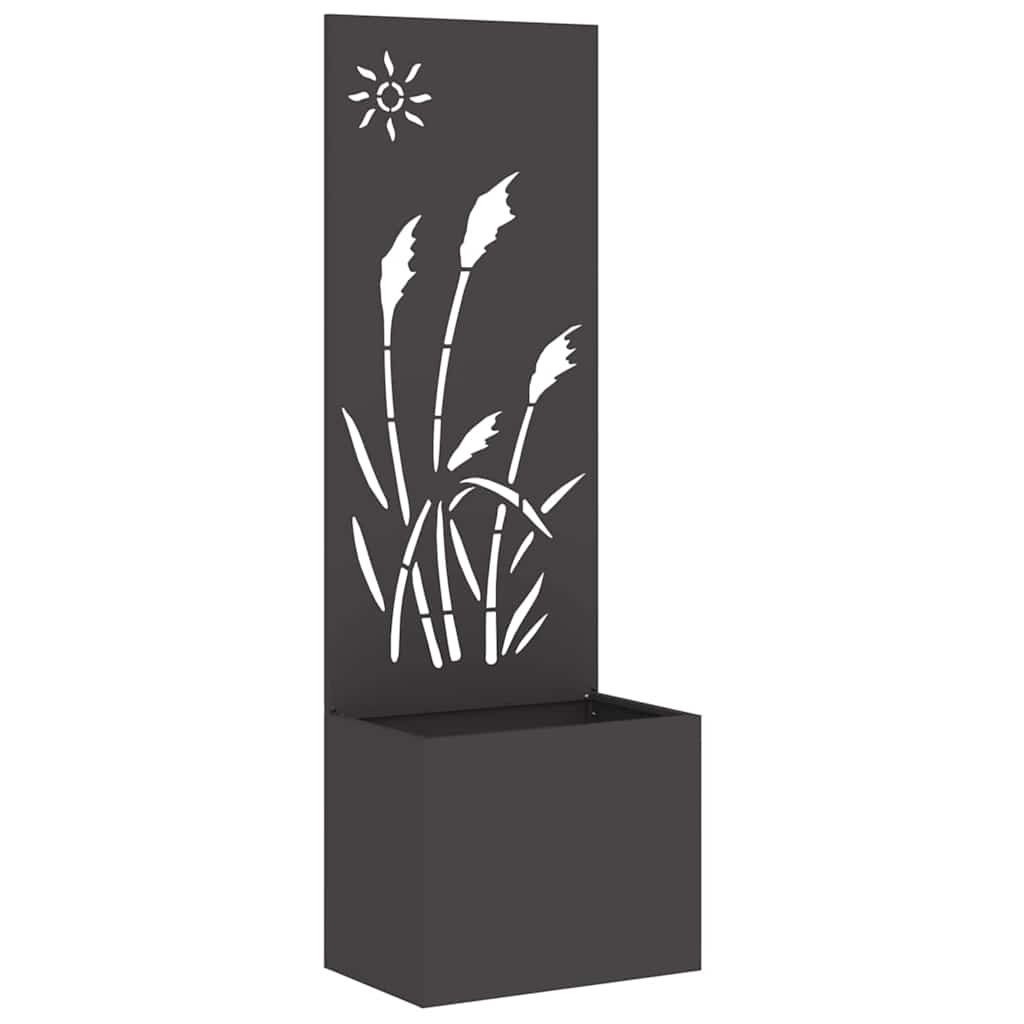 Garten Sichtschutz-Leinwand Schwarz 50 x 150 cm