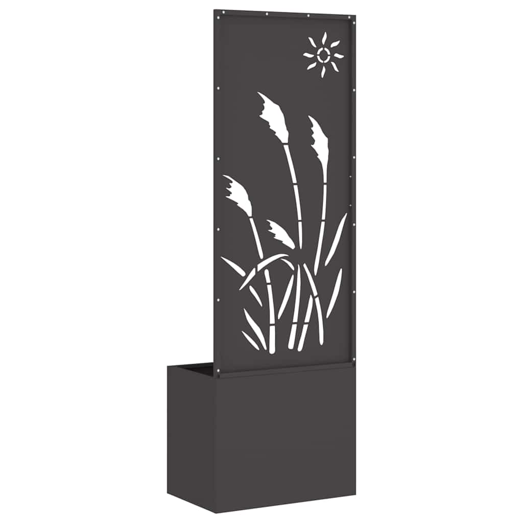 Garten Sichtschutz-Leinwand Schwarz 50 x 150 cm