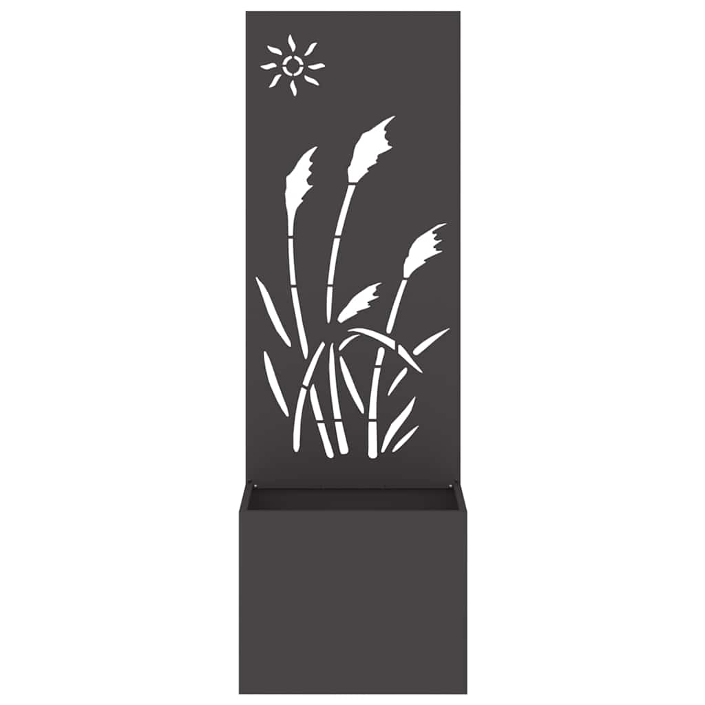 Garten Sichtschutz-Leinwand Schwarz 50 x 150 cm