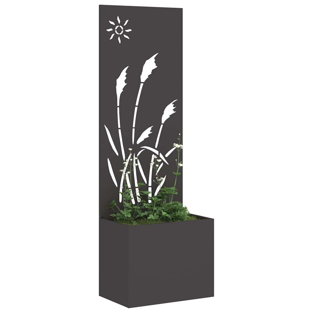 Garten Sichtschutz-Leinwand Schwarz 50 x 150 cm