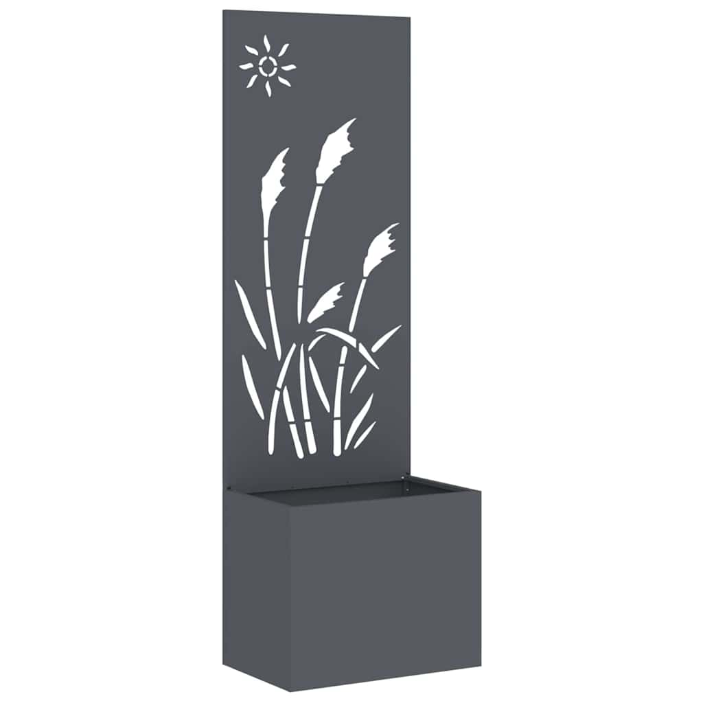 Garten Sichtschutz-Leinwand Anthrazit 50 x 140 cm