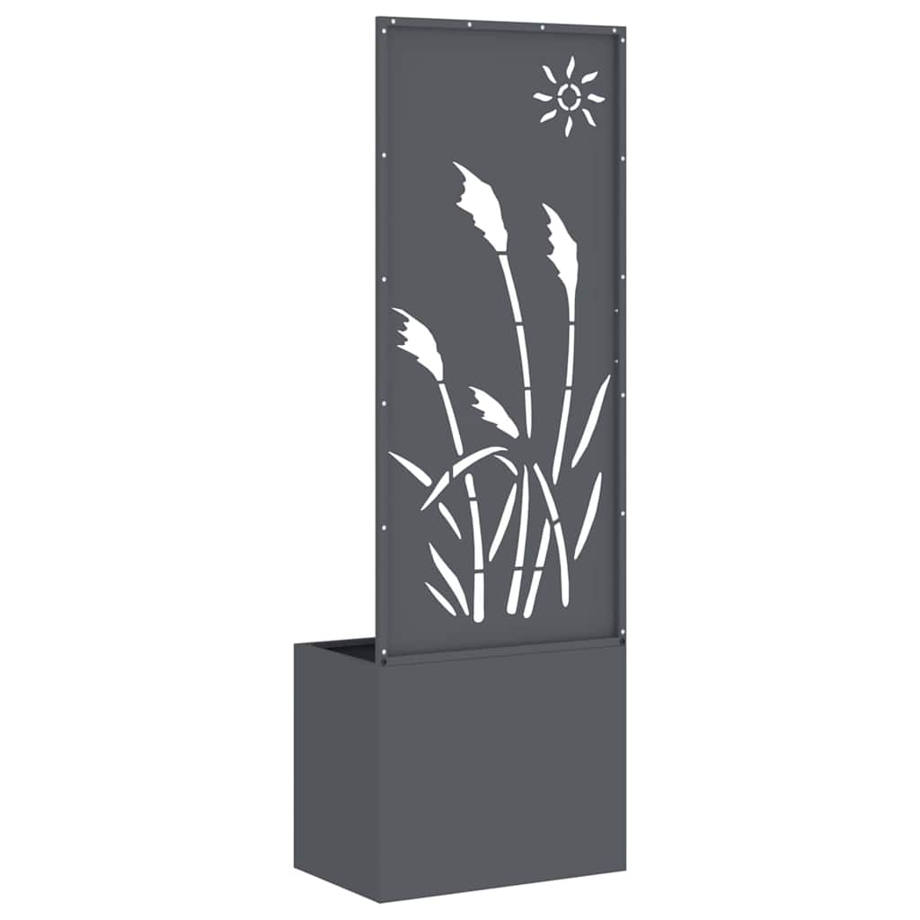 Garten Sichtschutz-Leinwand Anthrazit 50 x 140 cm