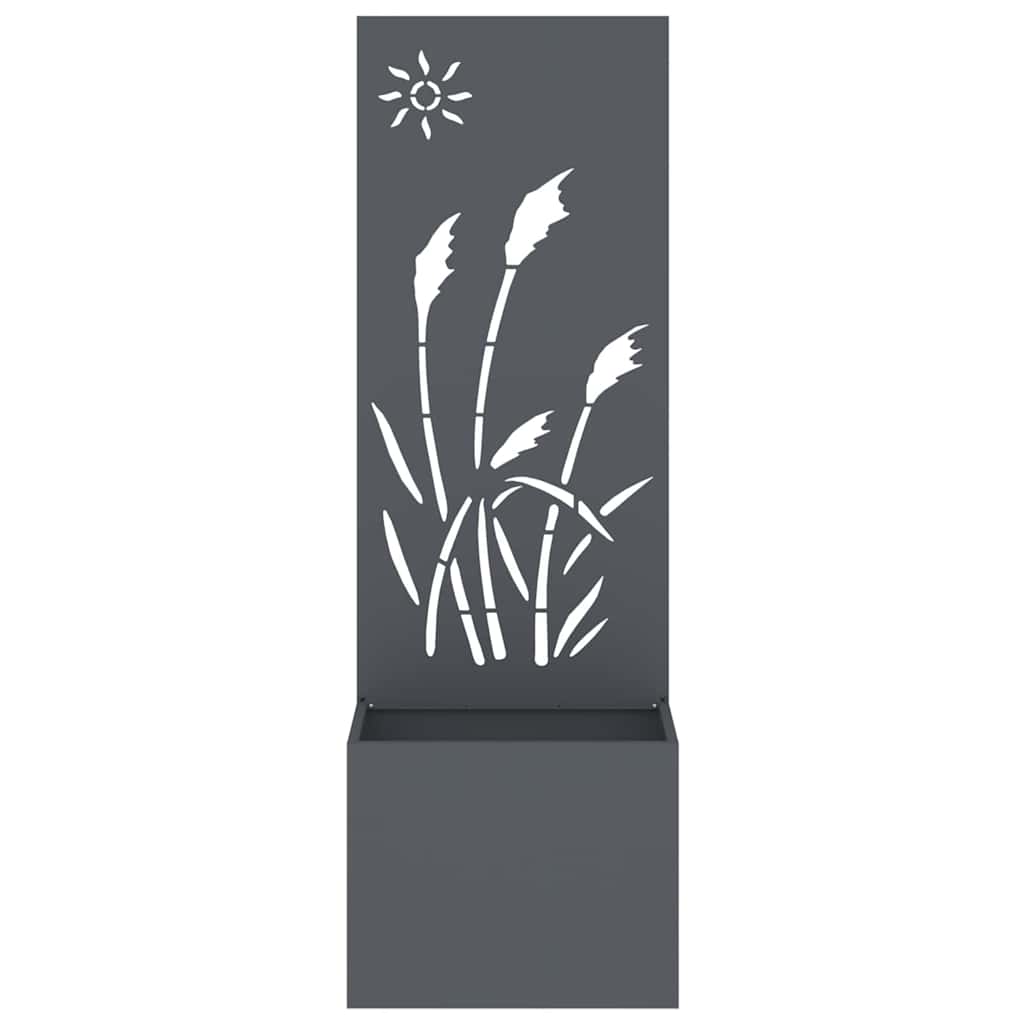 Garten Sichtschutz-Leinwand Anthrazit 50 x 140 cm