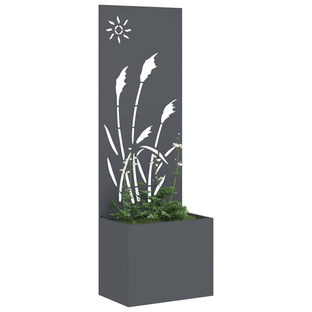 Garten Sichtschutz-Leinwand Anthrazit 50 x 140 cm