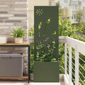 Garten Sichtschutz-Leinwand Olivgrün 50 x 140 cm