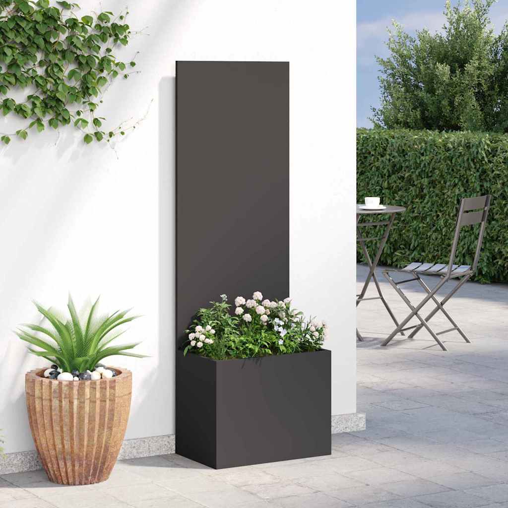 Garten Sichtschutz-Leinwand Schwarz 50 x 150 cm