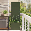 Garten Sichtschutz-Leinwand Olivgrün 50 x 150 cm