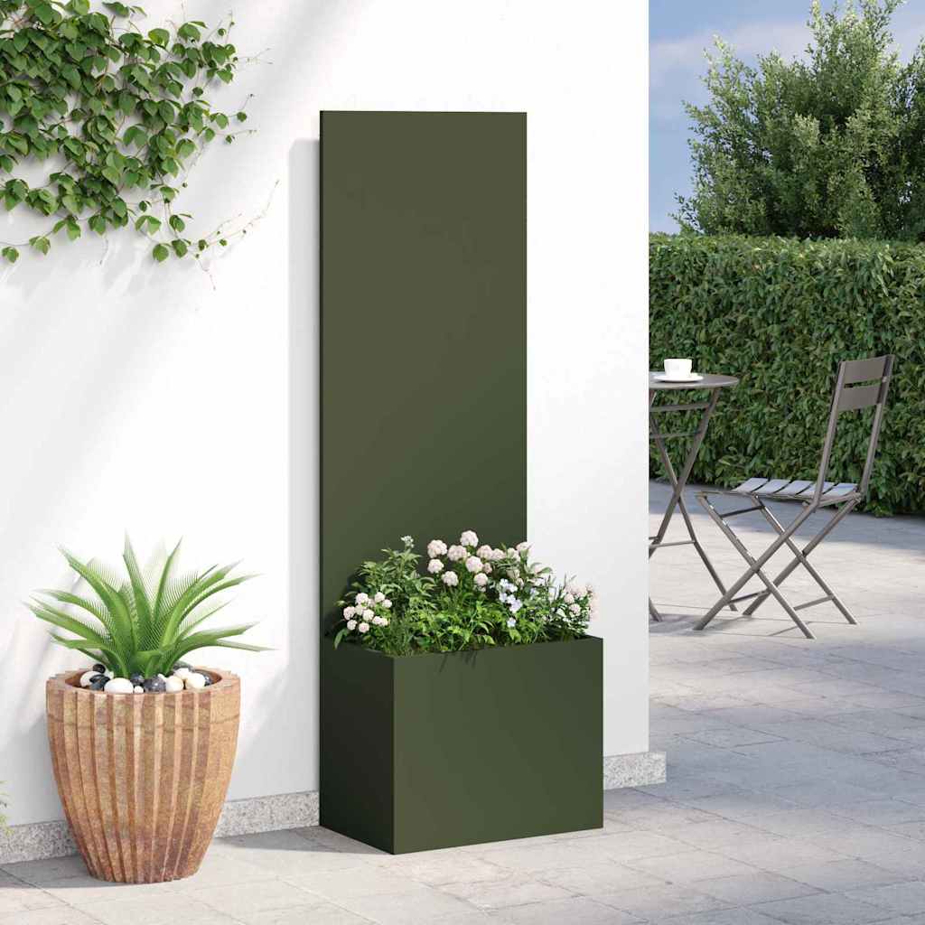 Garten Sichtschutz-Leinwand Olivgrün 50 x 150 cm