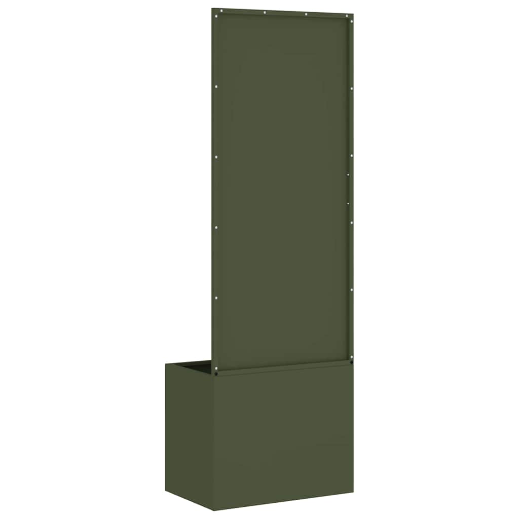 Garten Sichtschutz-Leinwand Olivgrün 50 x 150 cm