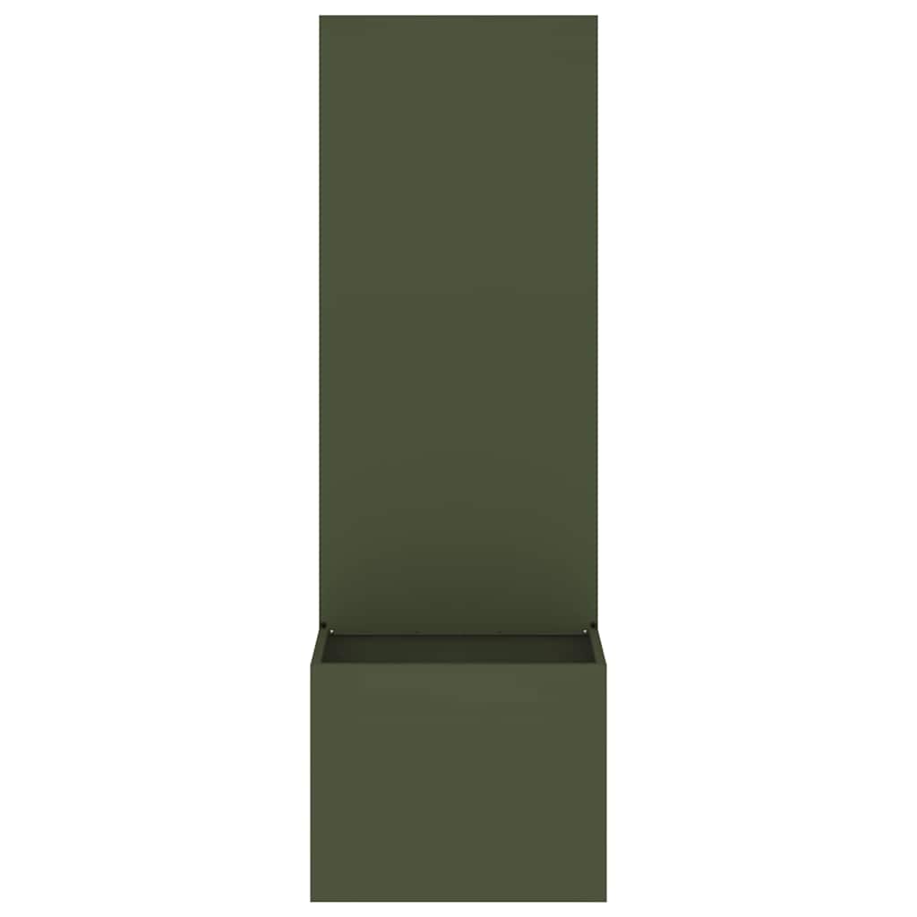Garten Sichtschutz-Leinwand Olivgrün 50 x 150 cm