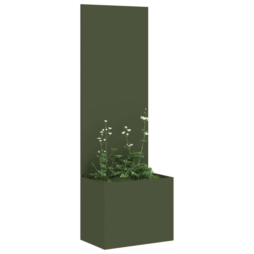 Garten Sichtschutz-Leinwand Olivgrün 50 x 150 cm