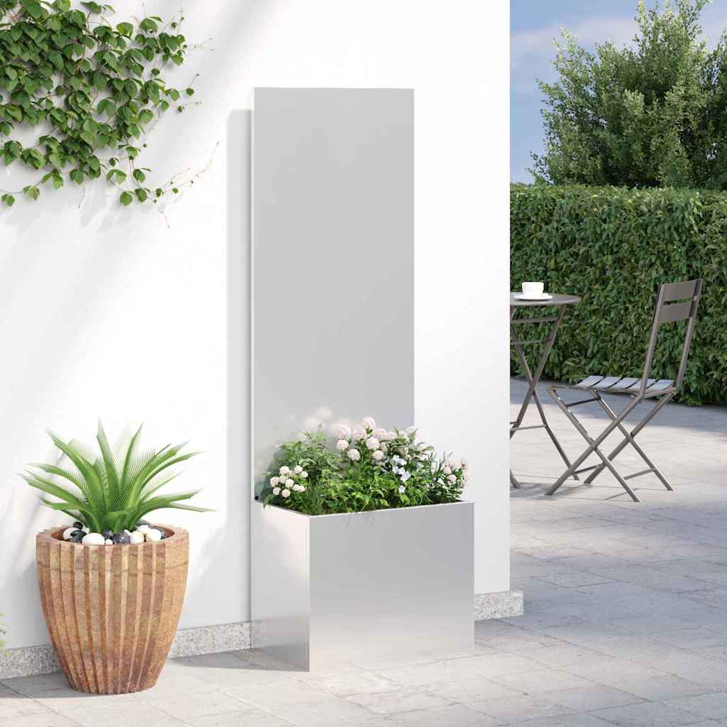 Garten Sichtschutz-Leinwand Silber 50 x 32 x 150 cm