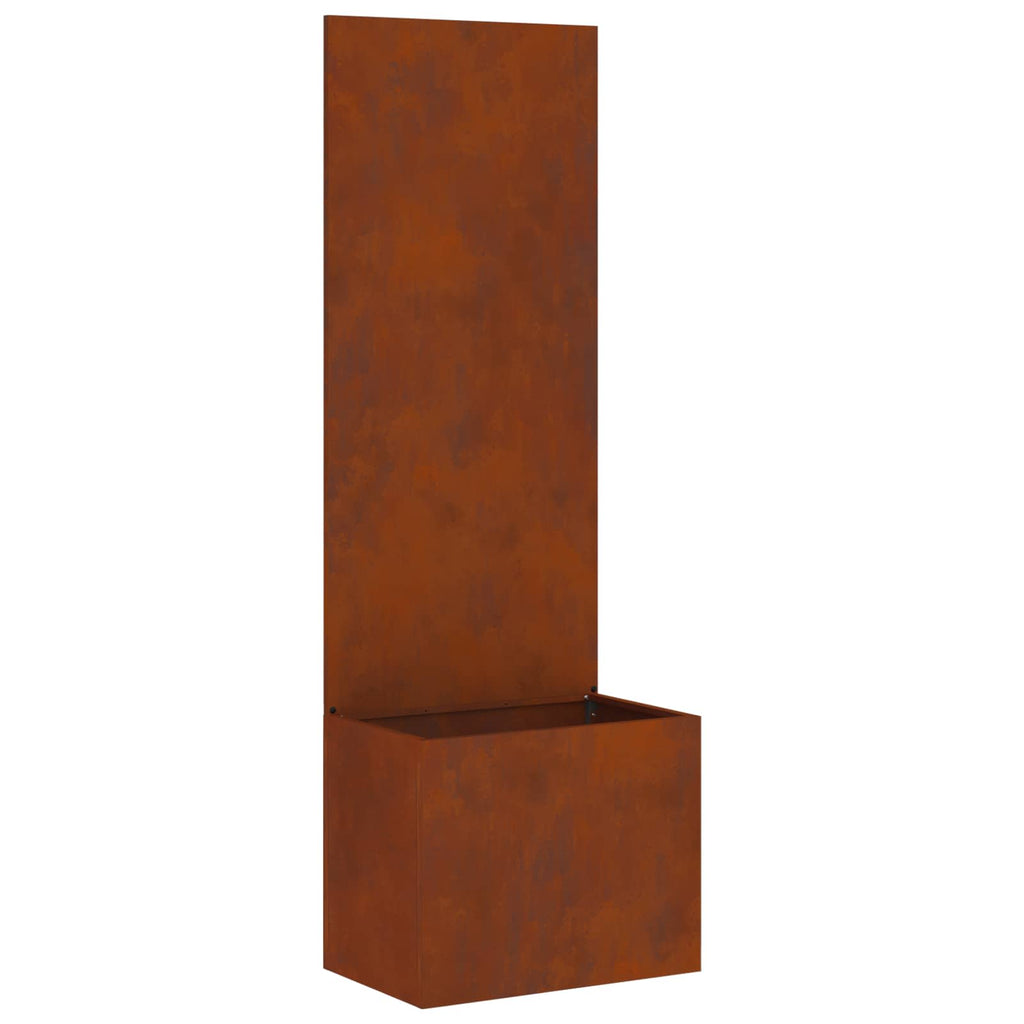Garten Sichtschutz-Leinwand Rostig 50 x 32 x 150 cm