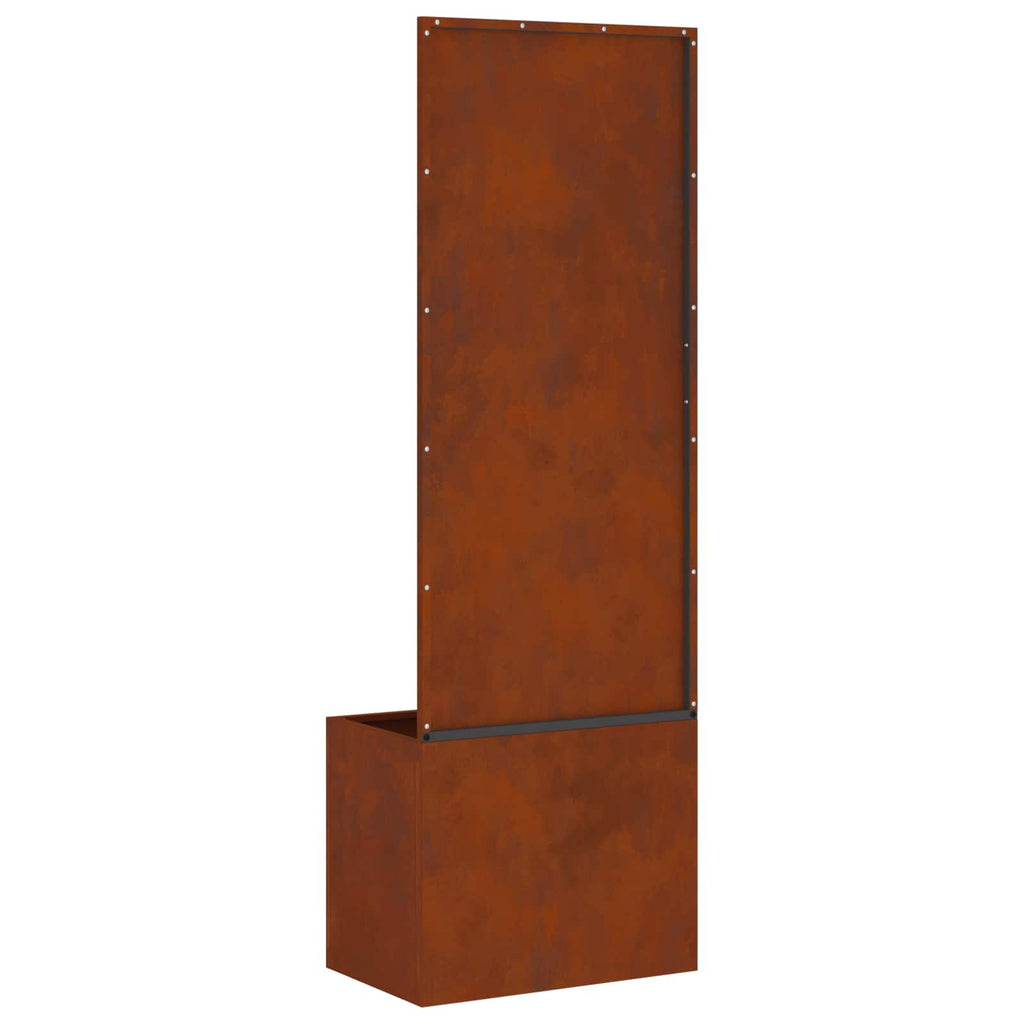 Garten Sichtschutz-Leinwand Rostig 50 x 32 x 150 cm
