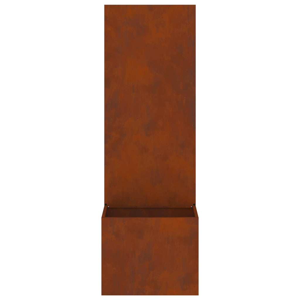 Garten Sichtschutz-Leinwand Rostig 50 x 32 x 150 cm