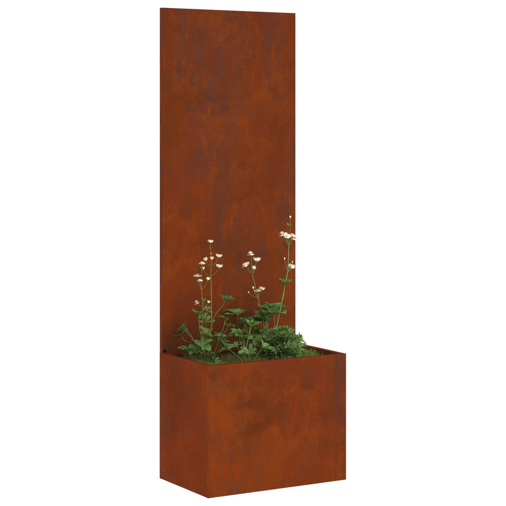 Garten Sichtschutz-Leinwand Rostig 50 x 32 x 150 cm