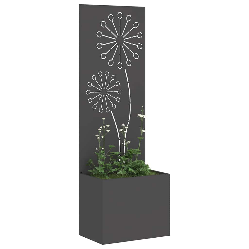 Garten Sichtschutz-Leinwand Schwarz 50 x 150 cm