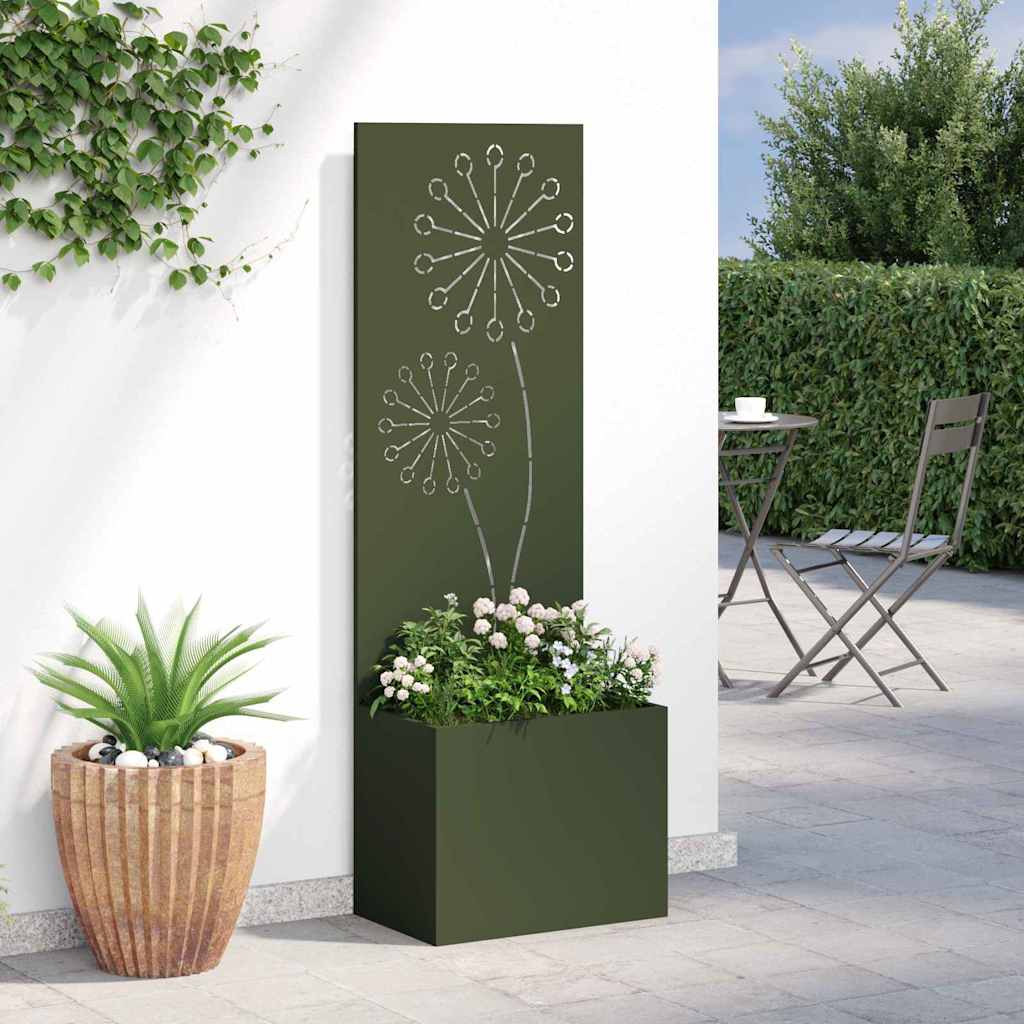 Garten Sichtschutz-Leinwand Olivgrün 50 x 150 cm