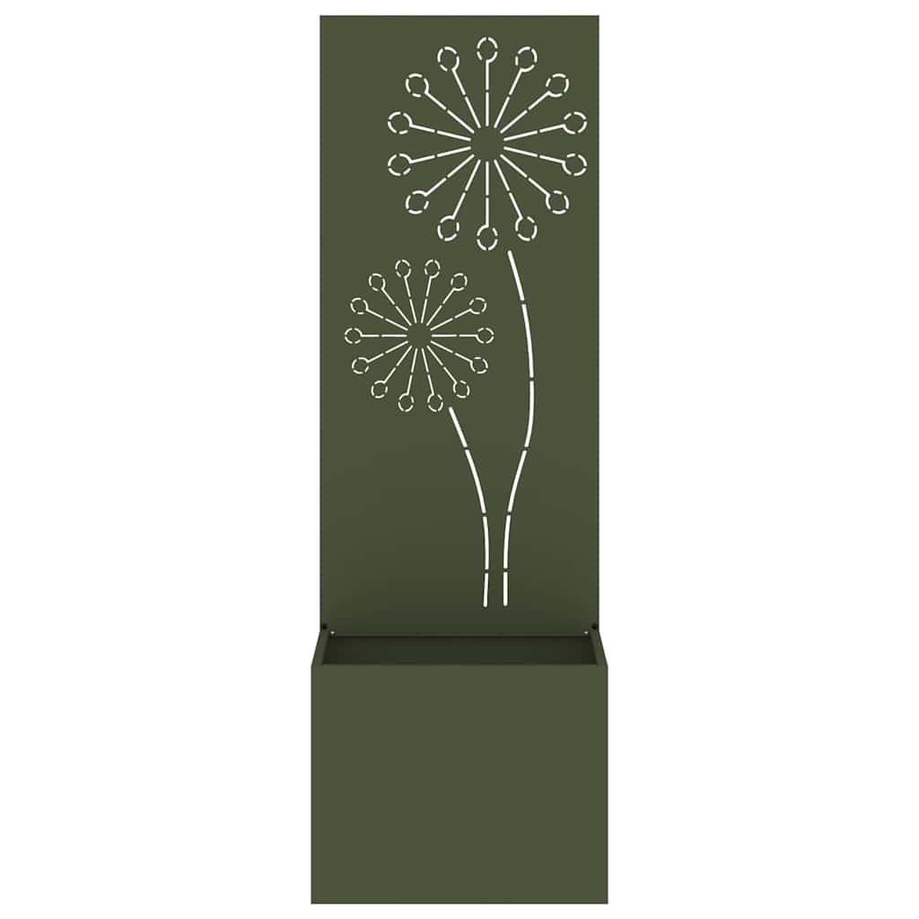 Garten Sichtschutz-Leinwand Olivgrün 50 x 150 cm