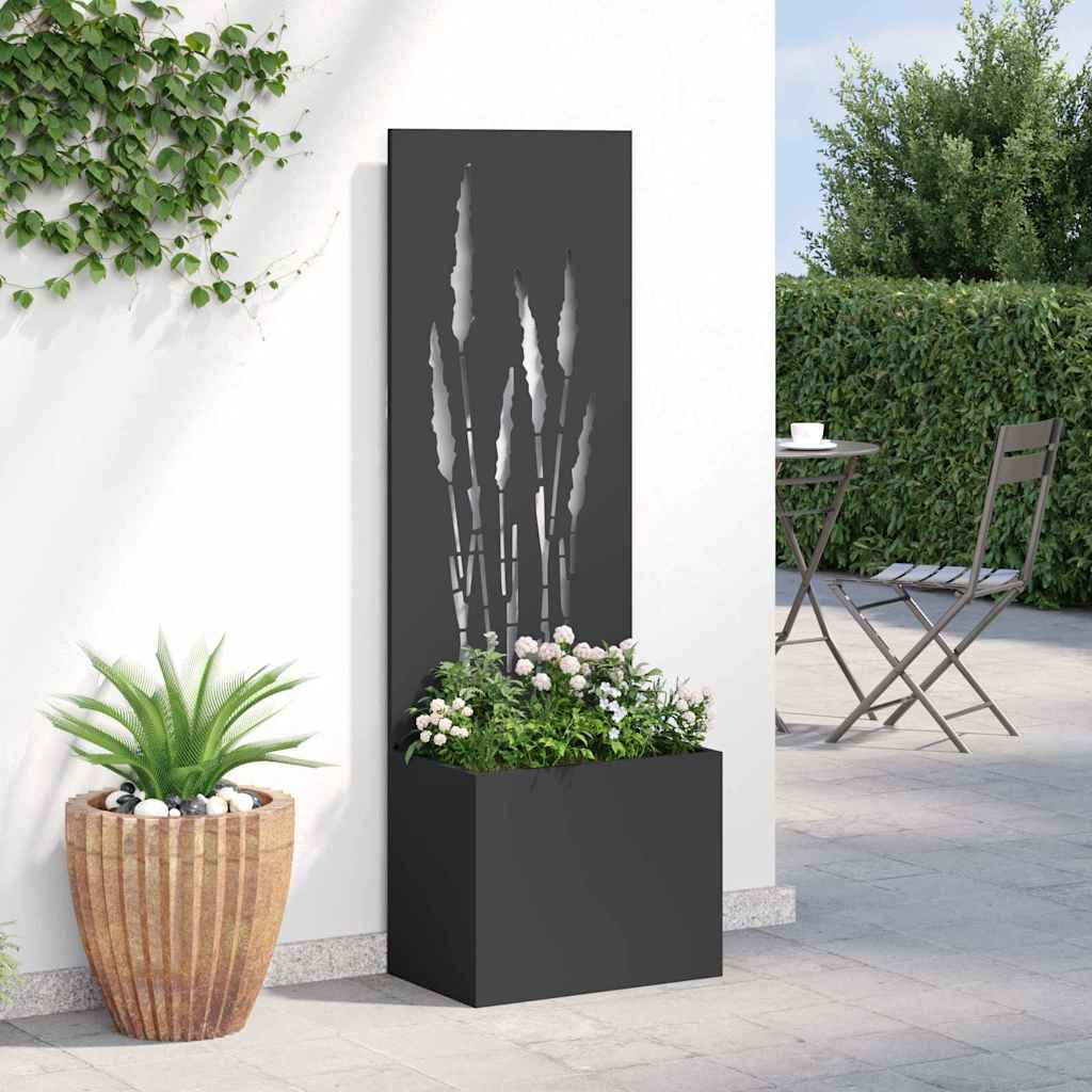 Garten Sichtschutz-Leinwand Schwarz 50 x 150 cm