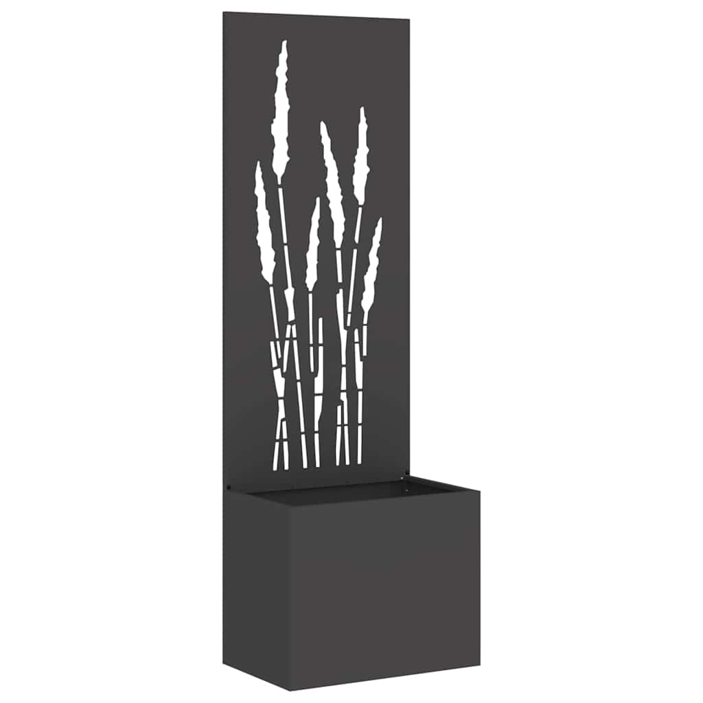 Garten Sichtschutz-Leinwand Schwarz 50 x 150 cm