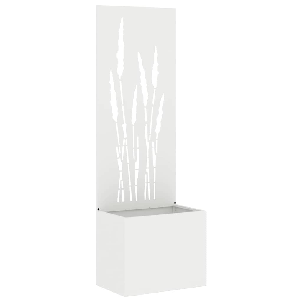 Garten Sichtschutz-Leinwand Weiß 50 x 150 cm