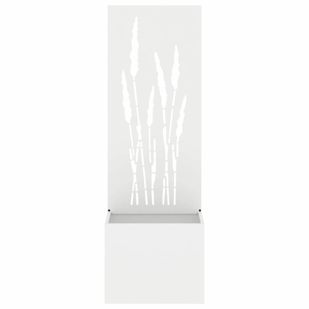 Garten Sichtschutz-Leinwand Weiß 50 x 150 cm