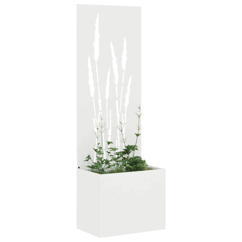 Garten Sichtschutz-Leinwand Weiß 50 x 150 cm