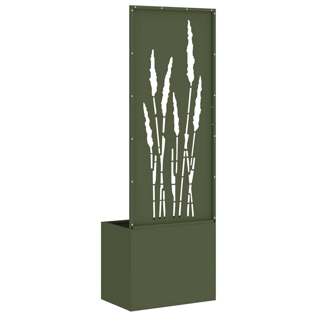 Garten Sichtschutz-Leinwand Olivgrün 50 x 150 cm