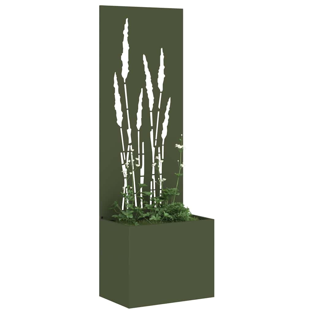 Garten Sichtschutz-Leinwand Olivgrün 50 x 150 cm