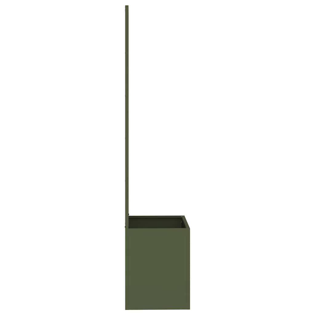 Garten Sichtschutz-Leinwand Olivgrün 50 x 150 cm