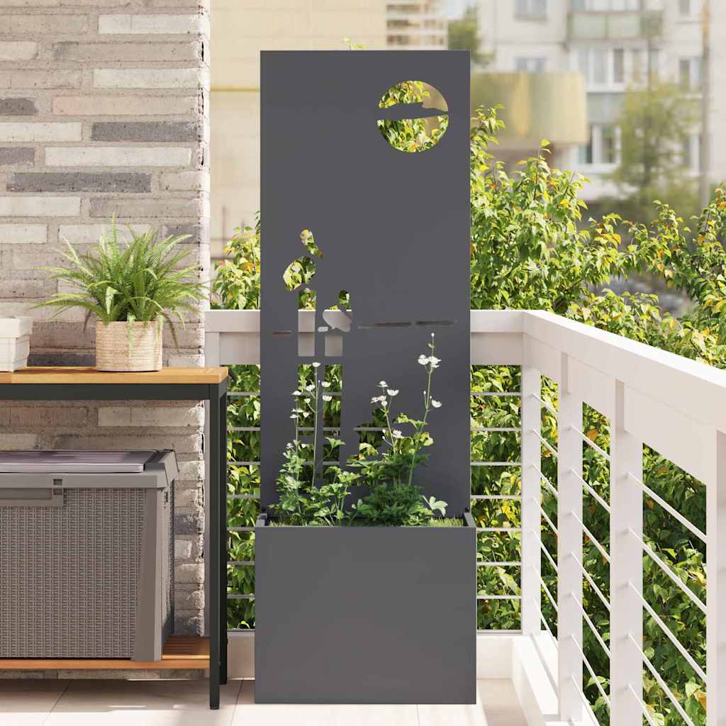 Garten Sichtschutz-Leinwand Anthrazit 50 x 150 cm