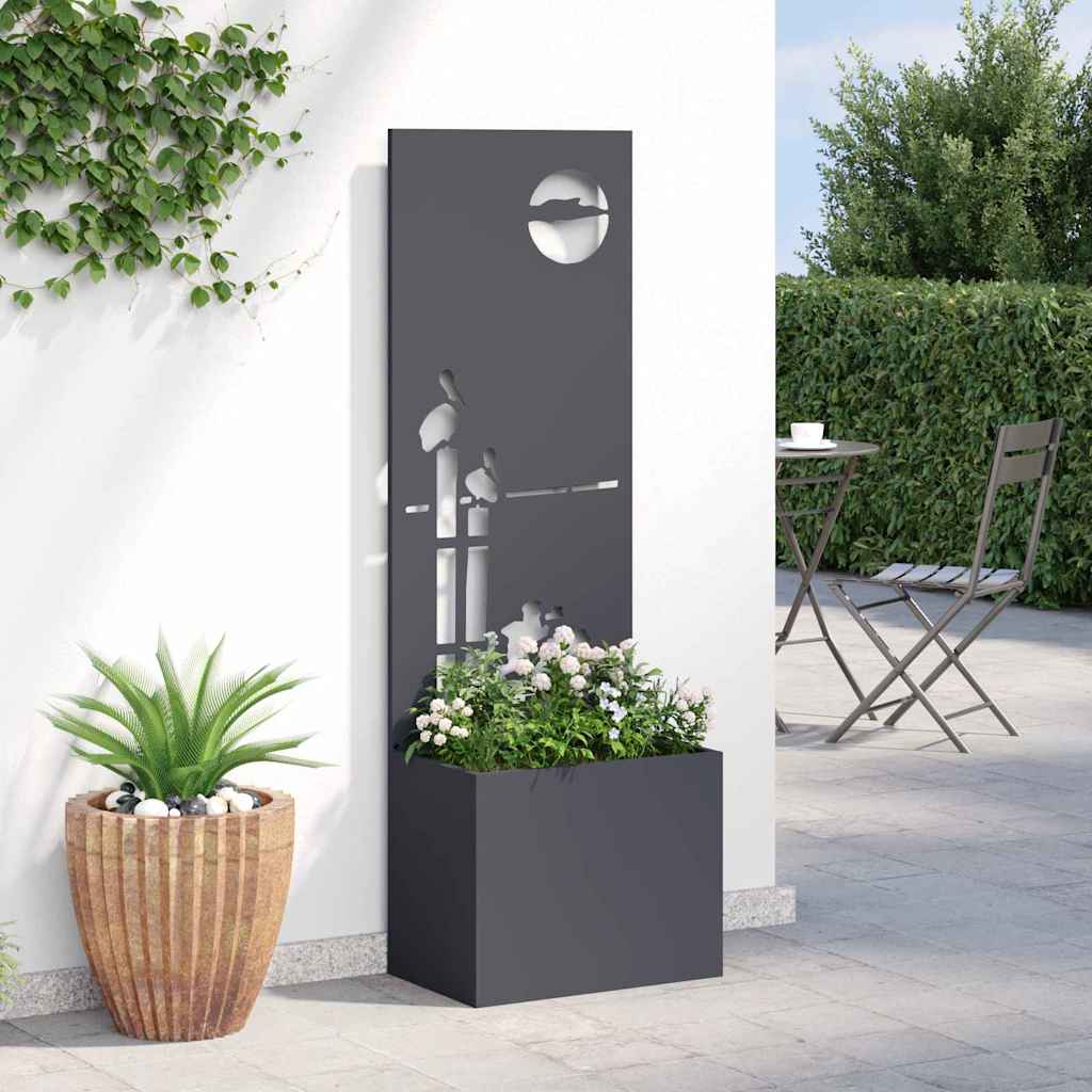 Garten Sichtschutz-Leinwand Anthrazit 50 x 150 cm