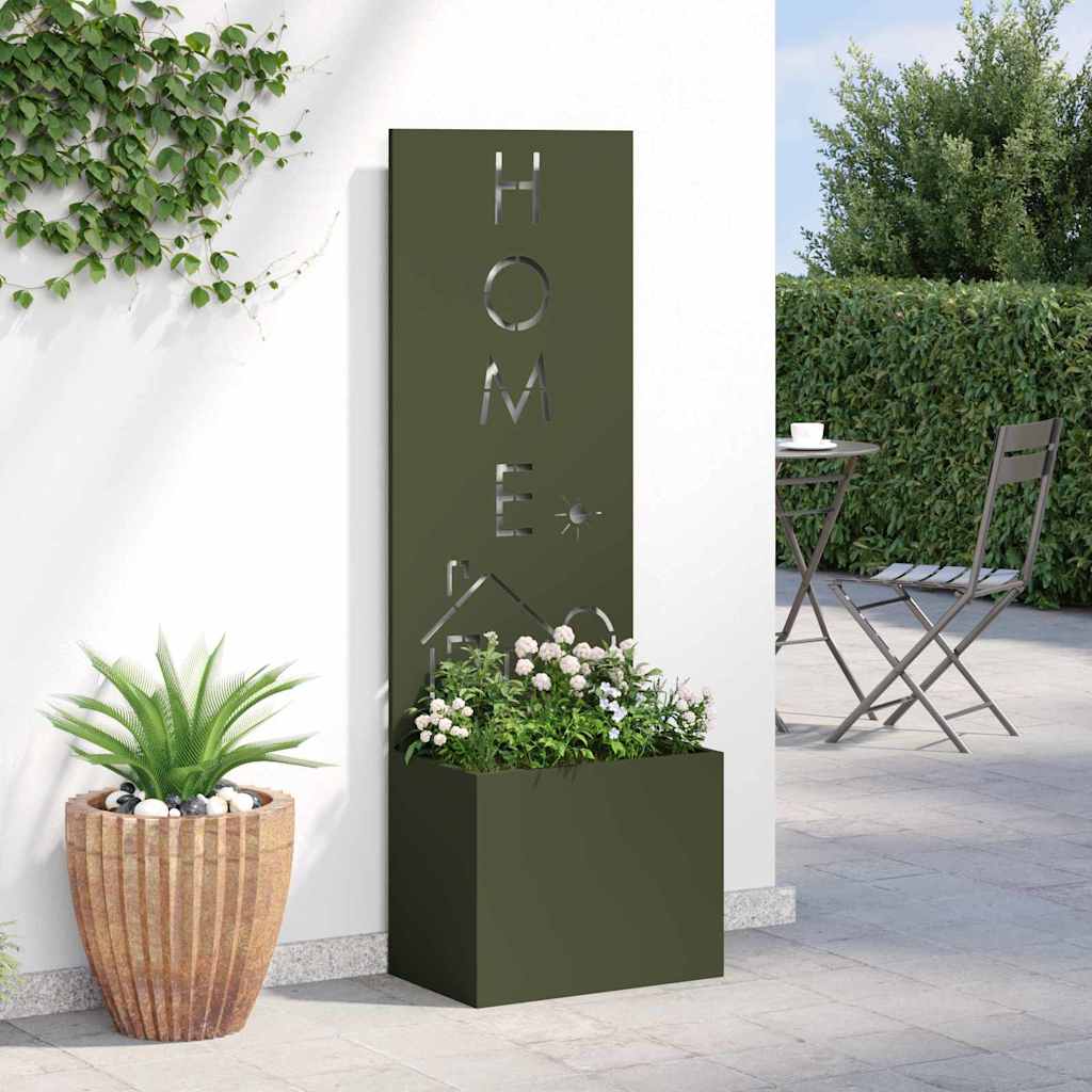 Garten Sichtschutz-Leinwand Olivgrün 50 x 150 cm