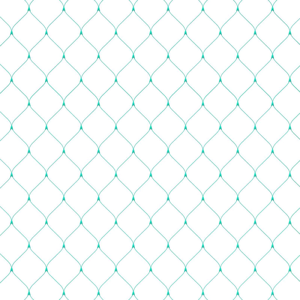 Vogelschutznetz Grün 2 x 25 m Polyethylen