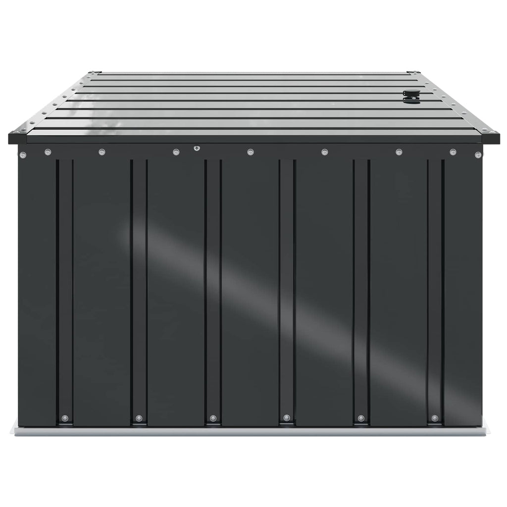 Gartenlagerbox Schwarz 101 x 82 x 50 cm Stahl