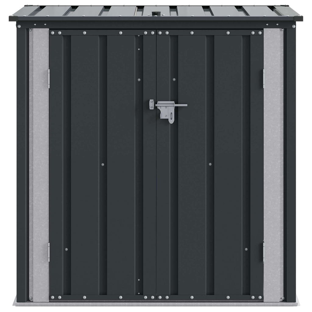 Gartenlagerbox Schwarz 101,5 x 57 x 100,5 cm Stahl