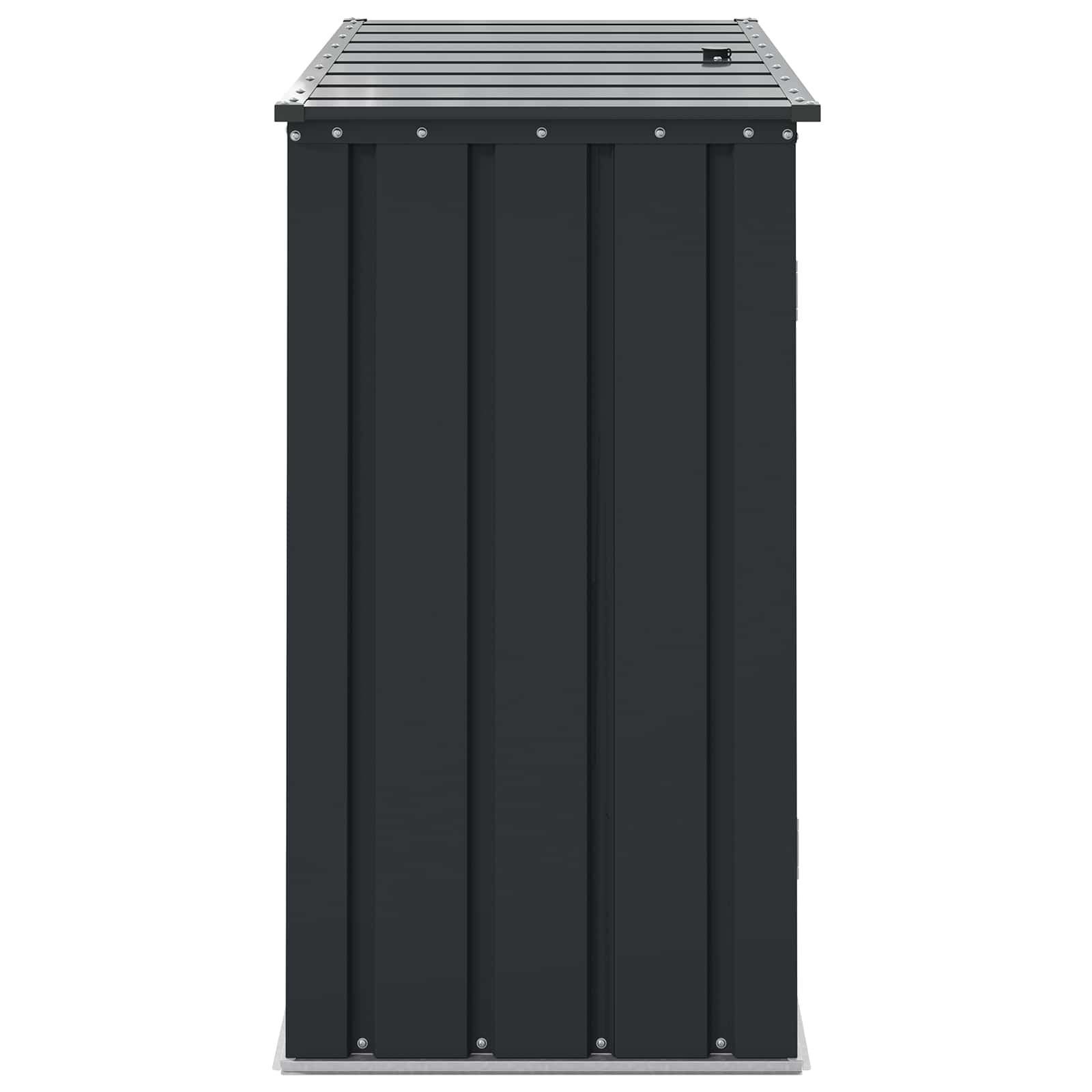 Gartenlagerbox Schwarz 101,5 x 57 x 100,5 cm Stahl