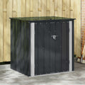 Gartenlagerbox Schwarz 101,5 x 82 x 100 cm Stahl