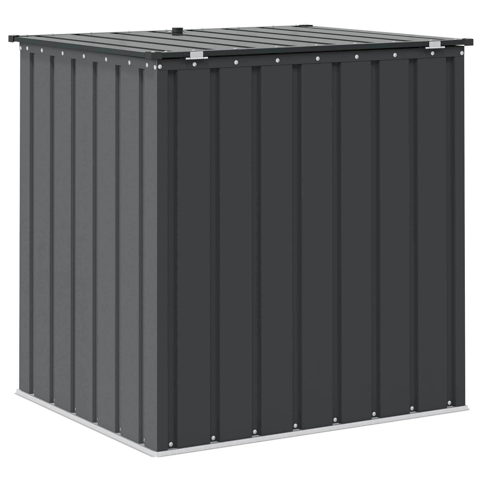 Gartenlagerbox Schwarz 101,5 x 82 x 100 cm Stahl